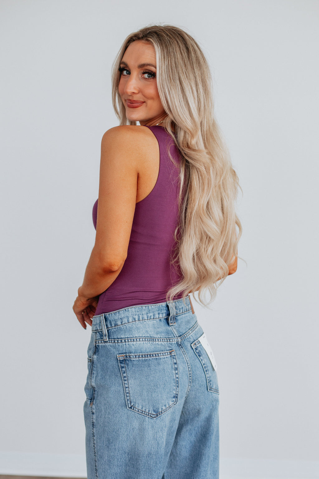 Ariel Basic Tank - Plum