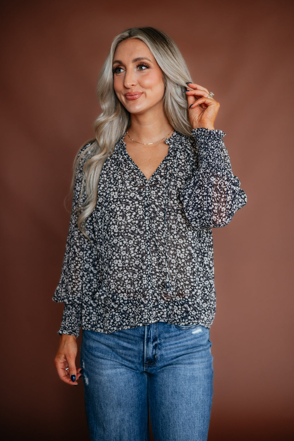 Aminah Floral Top