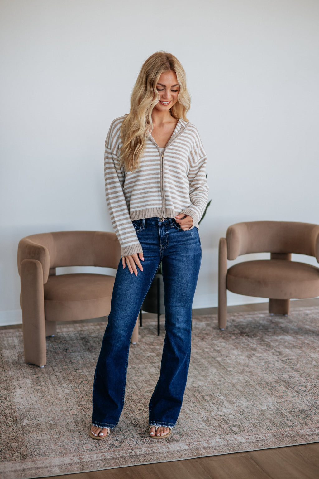 Allie Striped Sweater