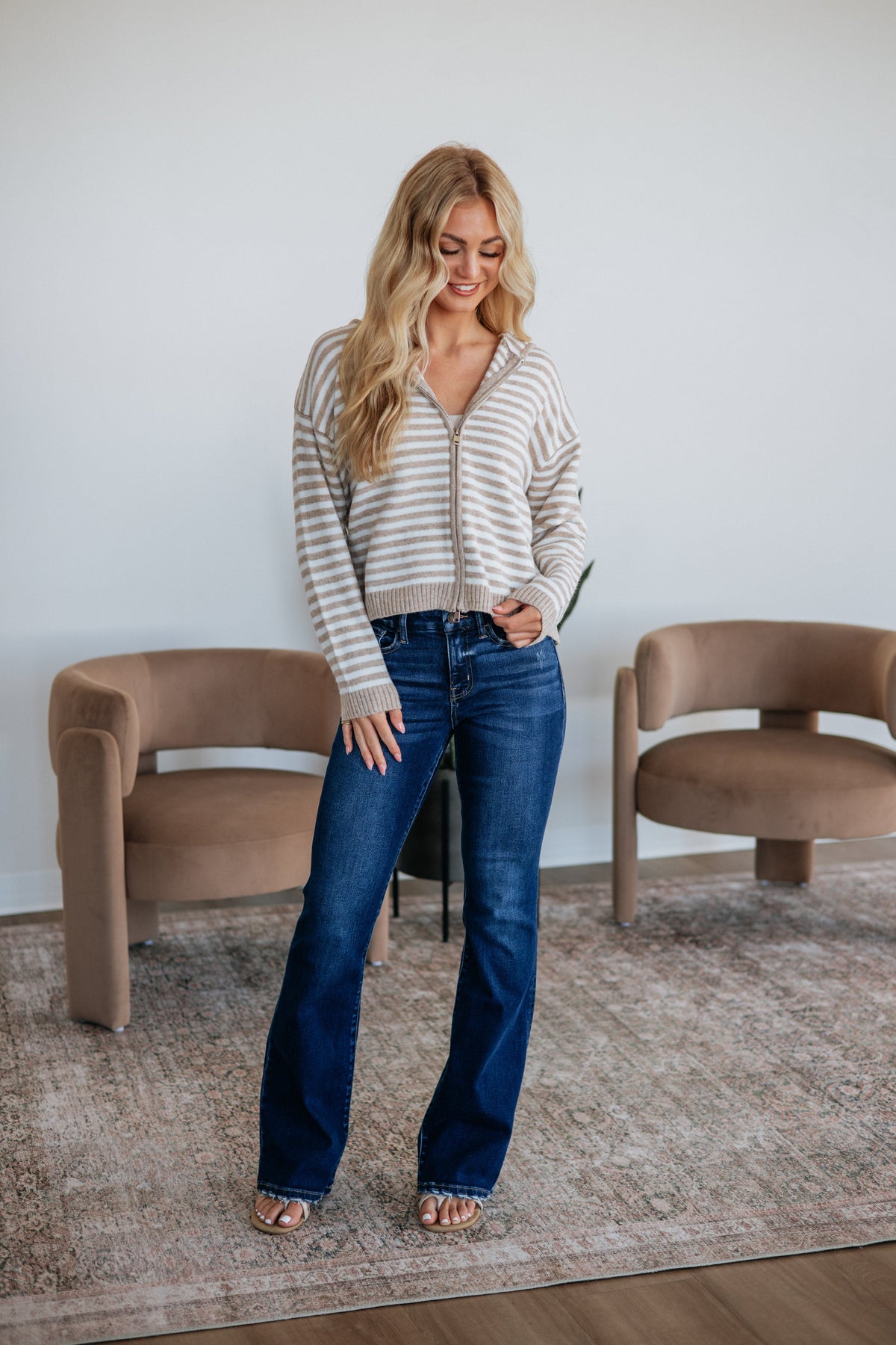 Allie Striped Sweater