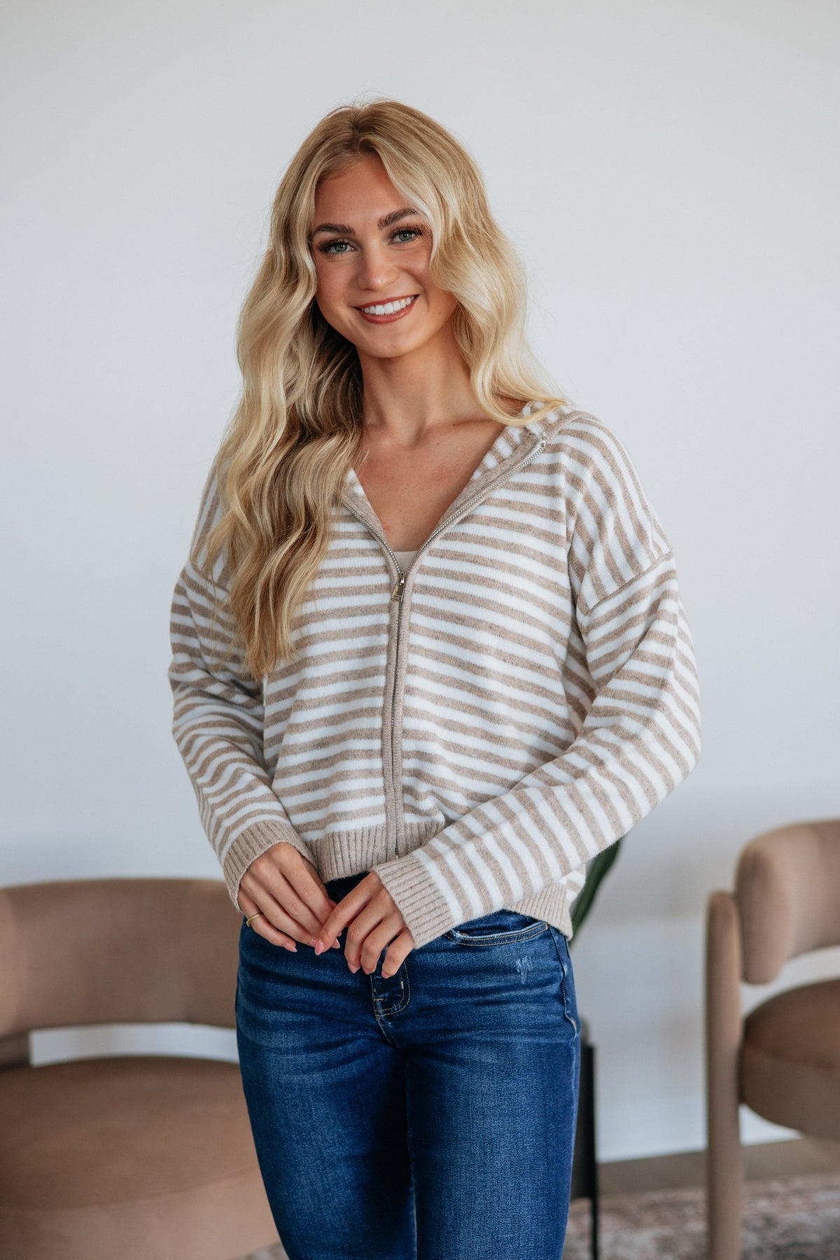 Allie Striped Sweater