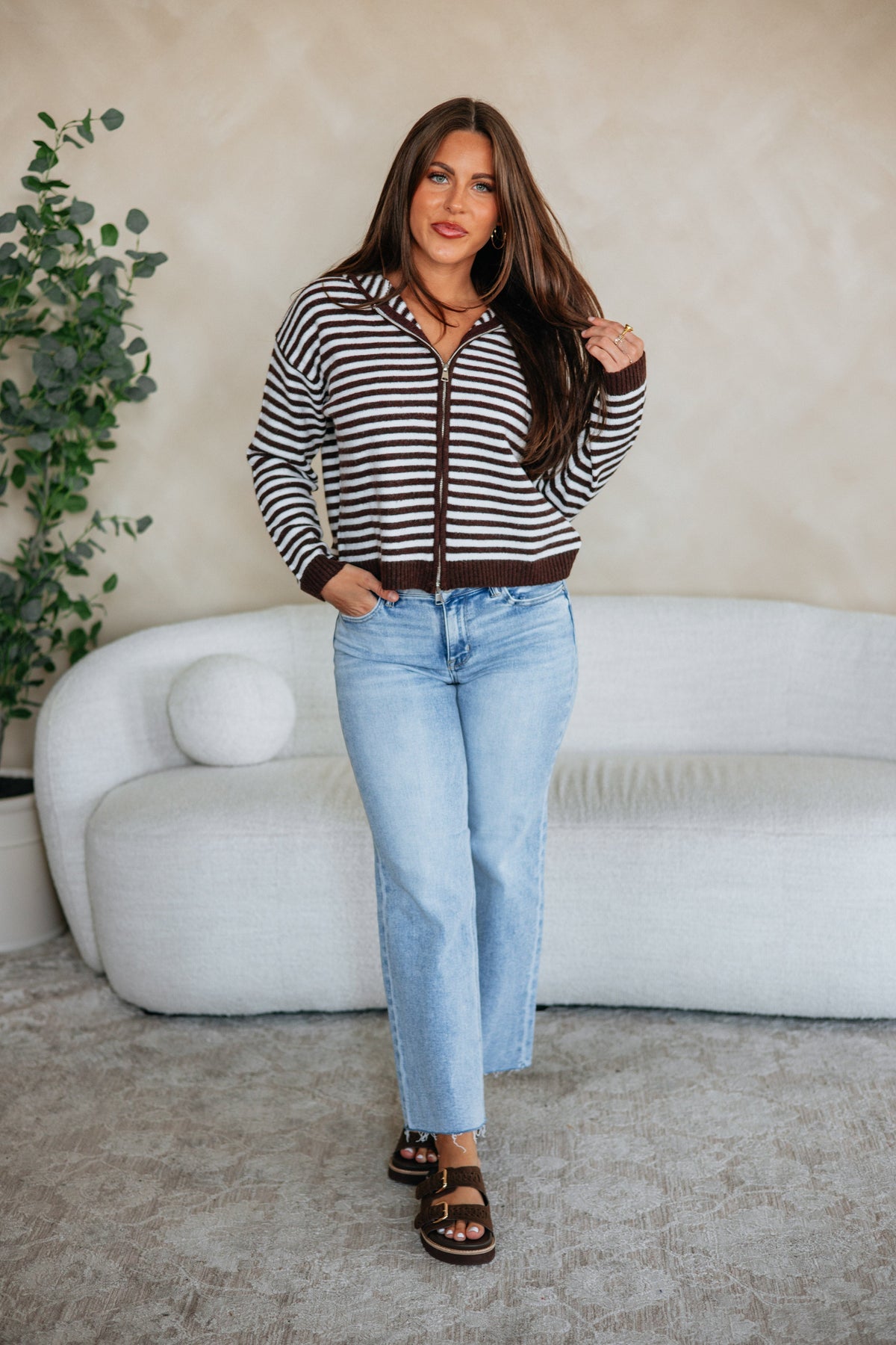 Allie Striped Sweater