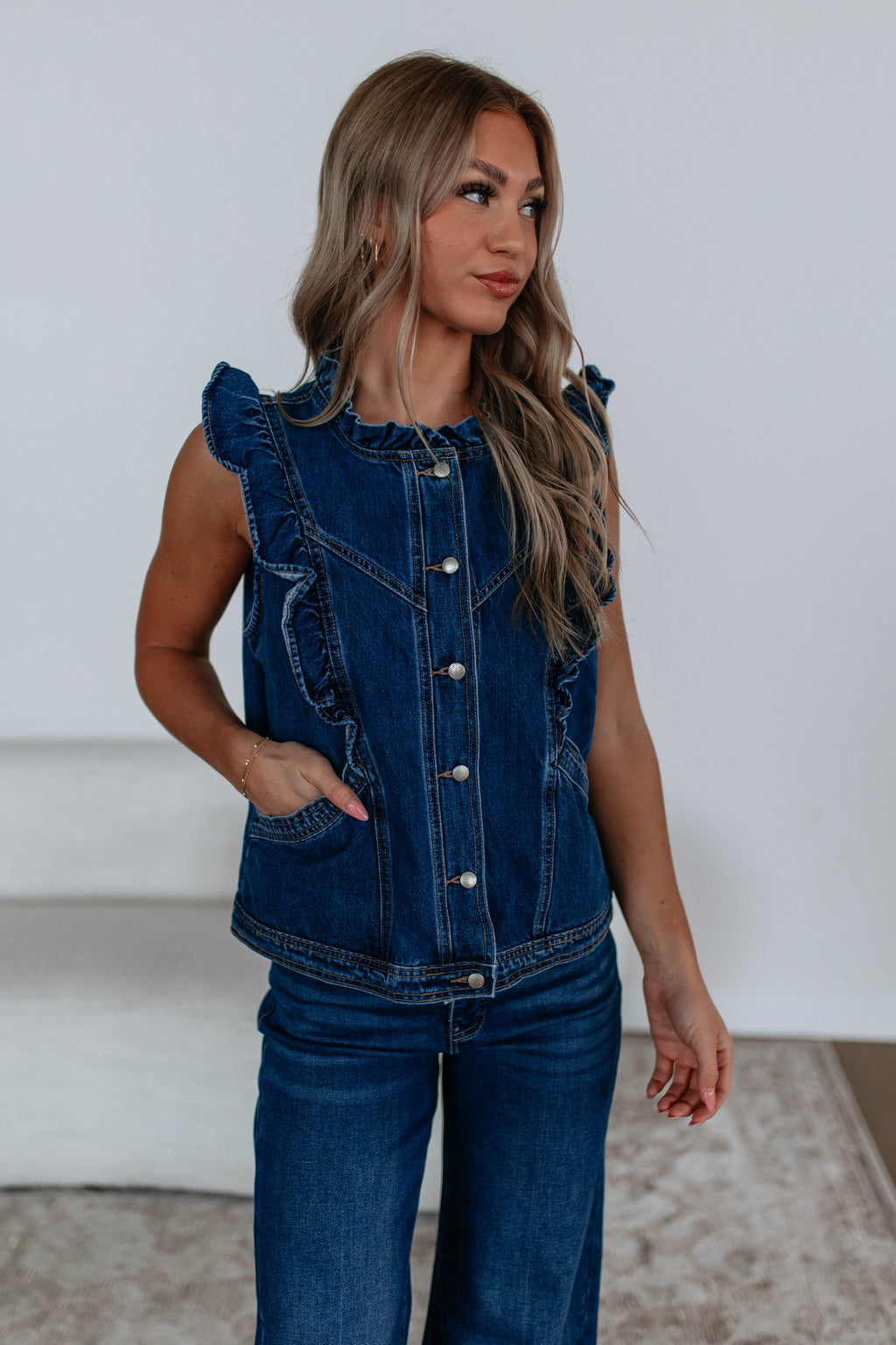 Aleah Denim Vest