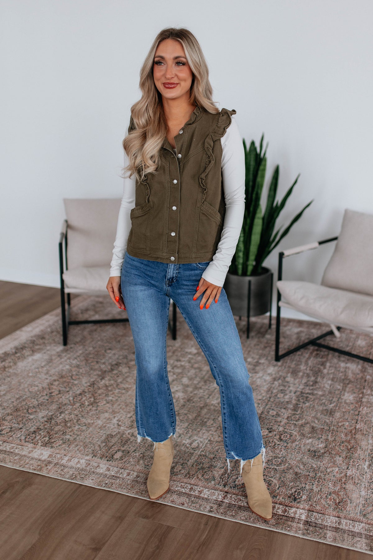 Aleah Denim Vest