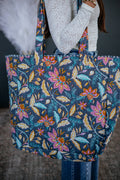 Alina Quilted Tote Bag