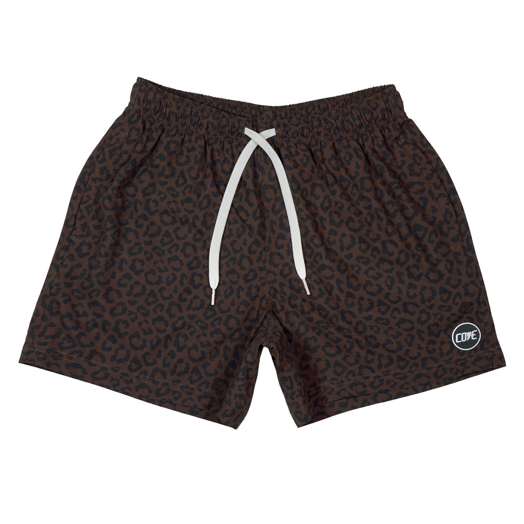 (New) Leopard Shorts - Brown