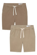Everyday Comfort Shorts (Athletic Fit) / Dark Khaki & Light Khaki