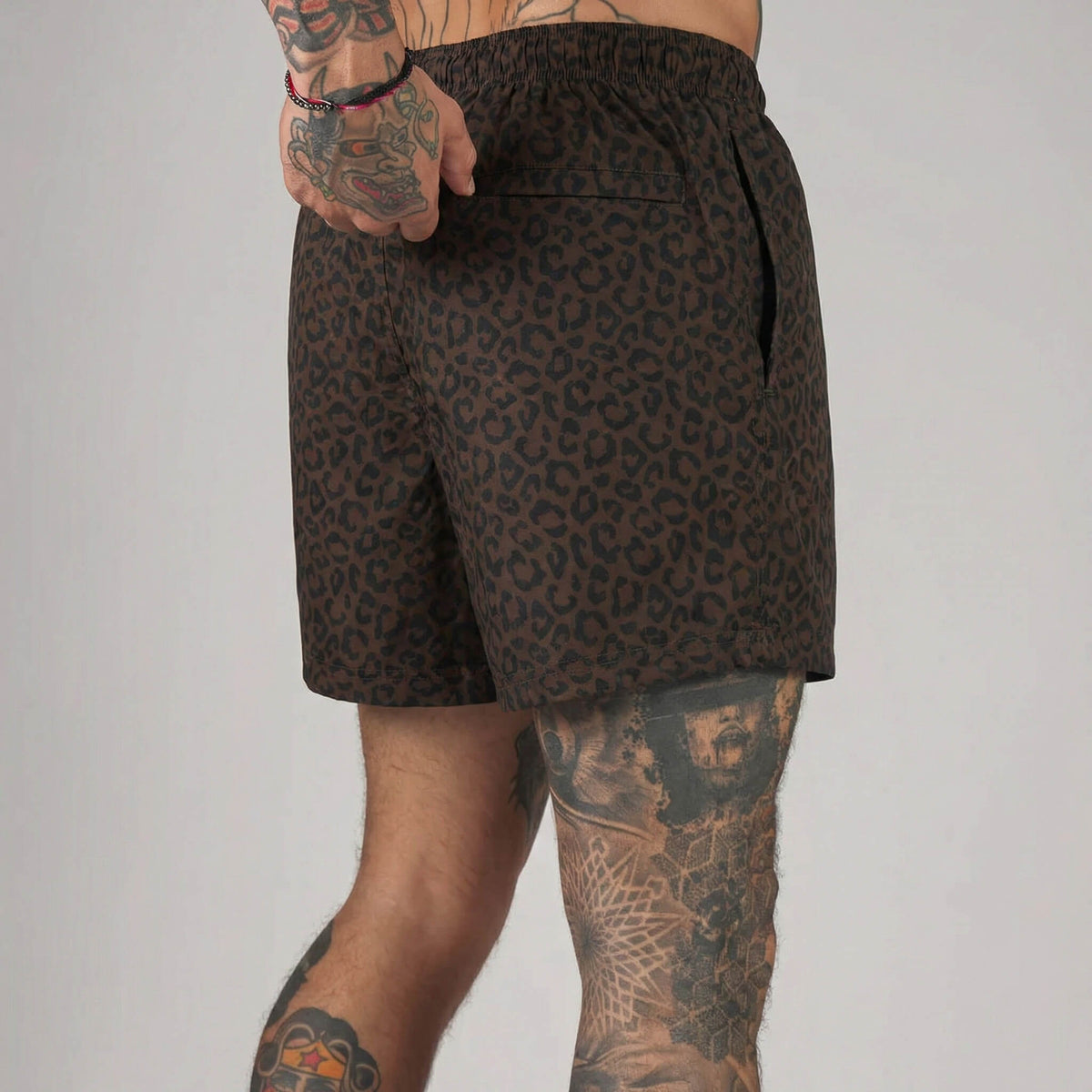 (New) Leopard Shorts - Brown