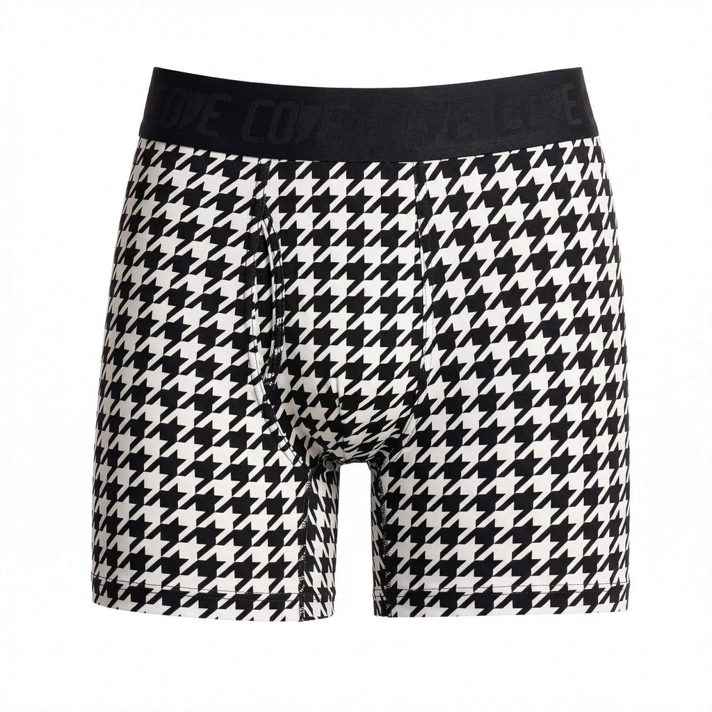 (New) Organic Cotton Boxers - Houndstooth