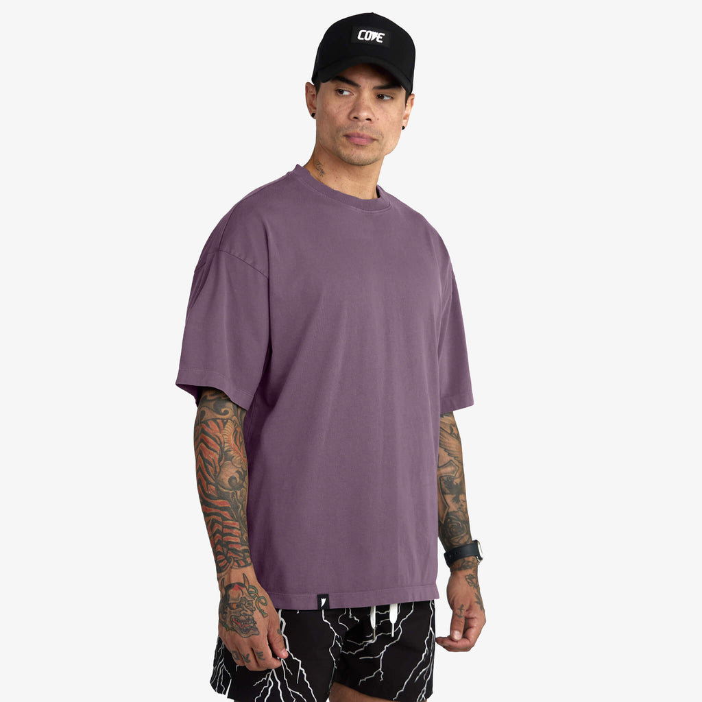 (New) Heavyweight Tee - Plum