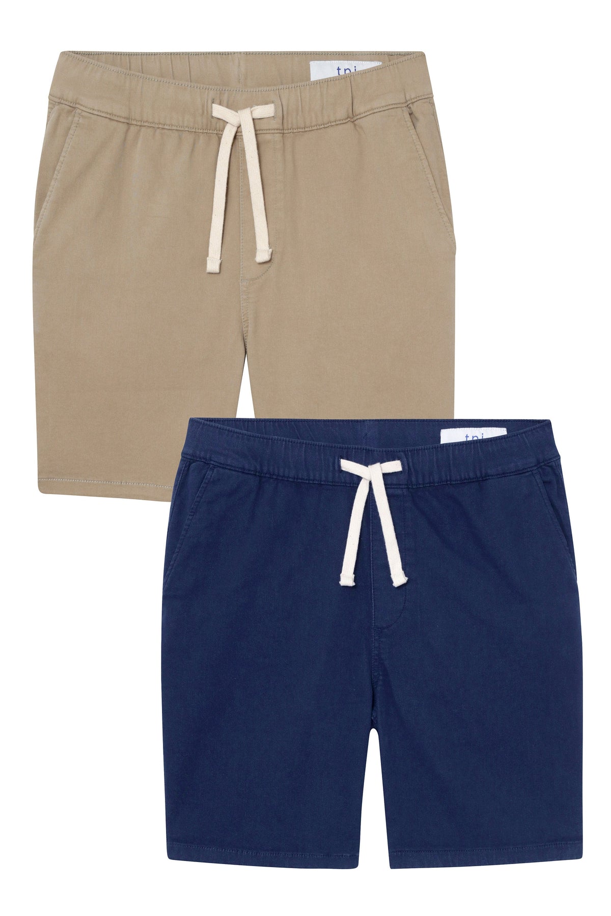 Everyday Comfort Shorts (Athletic Fit) / Light Khaki & Navy