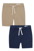 Everyday Comfort Shorts (Slim Fit) / Light Khaki & Navy
