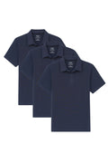 Organic Polo Shirt 3 Pack / Navy