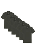 Organic Polo Shirt 6 Pack / Olive