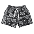 (New) Paisley Shorts - Black