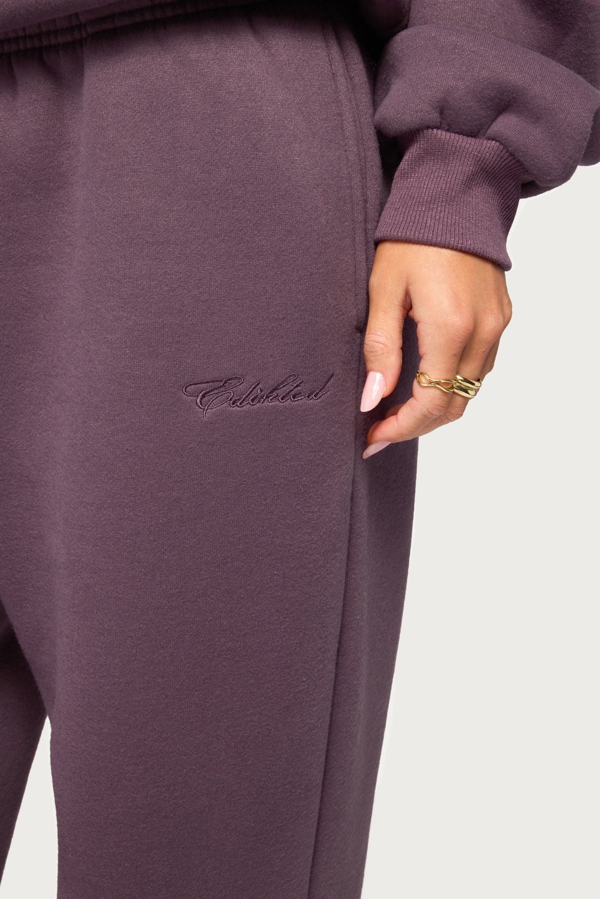 Basic Girl Wide Leg Edikted Sweatpants
