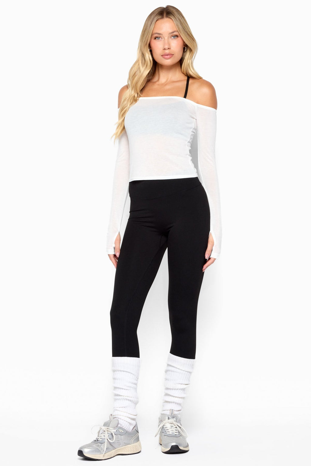 Gemima Sheer Off Shoulder Top