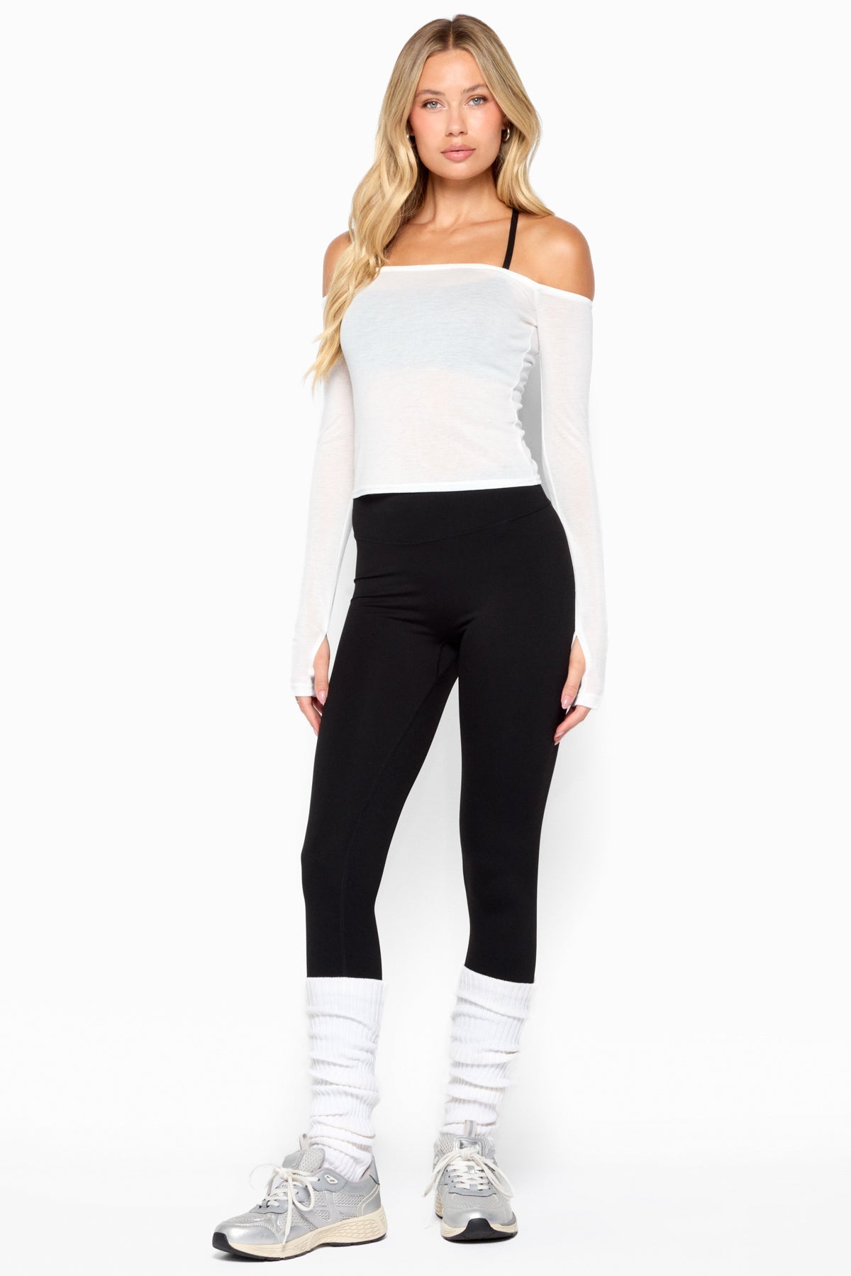 Gemima Sheer Off Shoulder Top