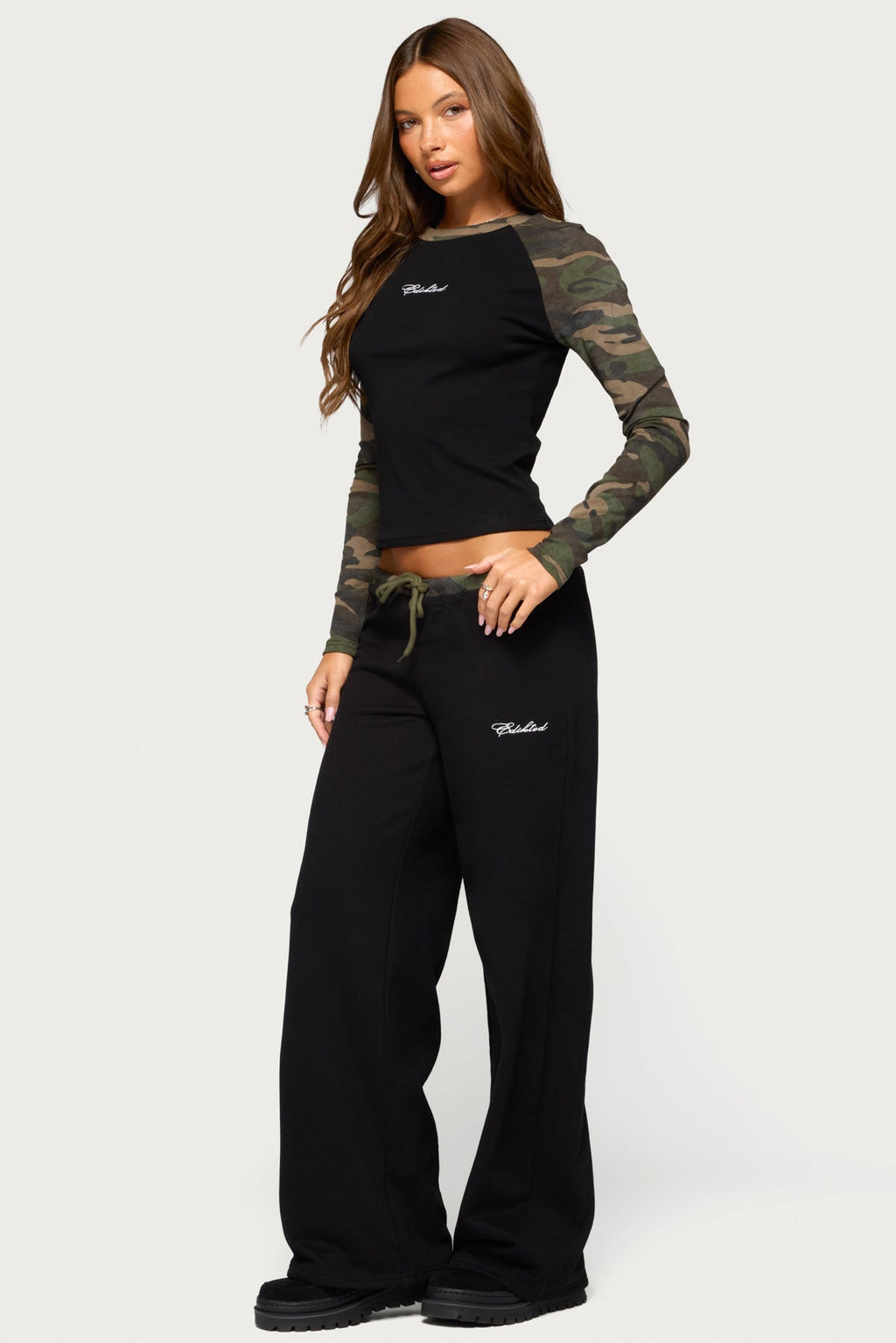 Taye Camo Waistband Sweatpants