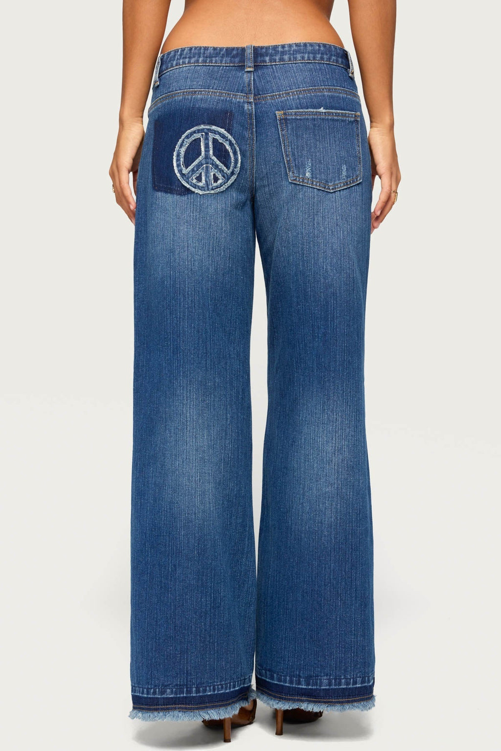 Sini Peace Low Rise Baggy Jeans