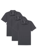Organic Polo Shirt 3 Pack / Slate