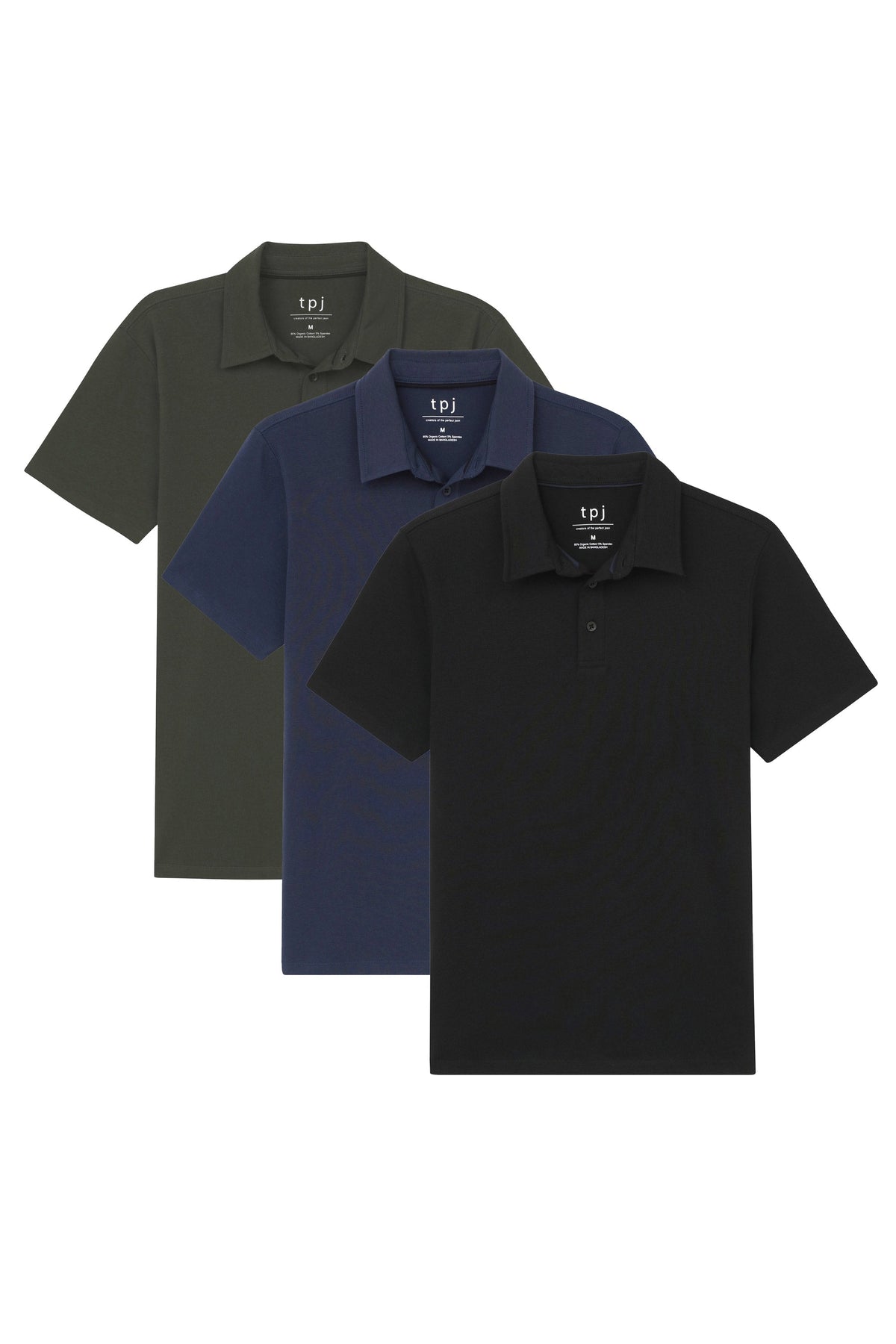 Organic Polo Shirt 3 Pack / Tactical