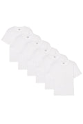 Organic Crew Neck T-Shirt 6 Pack (Relaxed Fit) / White